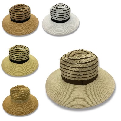 Sun Styles Foldable Crushable Janel Ladies Fedora Style Sun Hat  eb-91929043